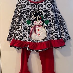 Rare Editions 4T cute Christmas outfit
